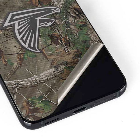 NFL Atlanta Falcons Realtree Xtra Green Camo Galaxy S22 Plus Skin