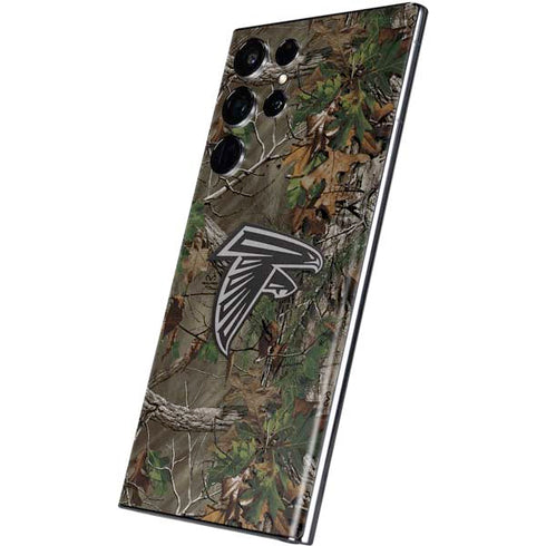 NFL Atlanta Falcons Realtree Xtra Green Camo Galaxy S22 Ultra Skin
