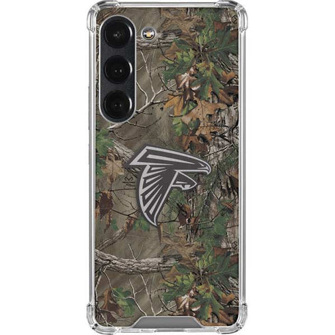 NFL Atlanta Falcons Realtree Xtra Green Camo Galaxy S23 Clear Case