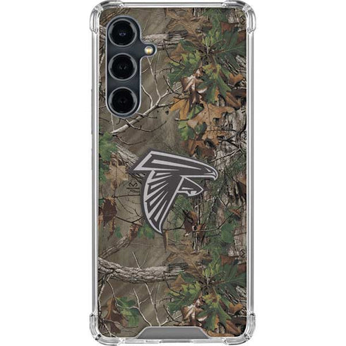 NFL Atlanta Falcons Realtree Xtra Green Camo Galaxy S23 FE Clear Case