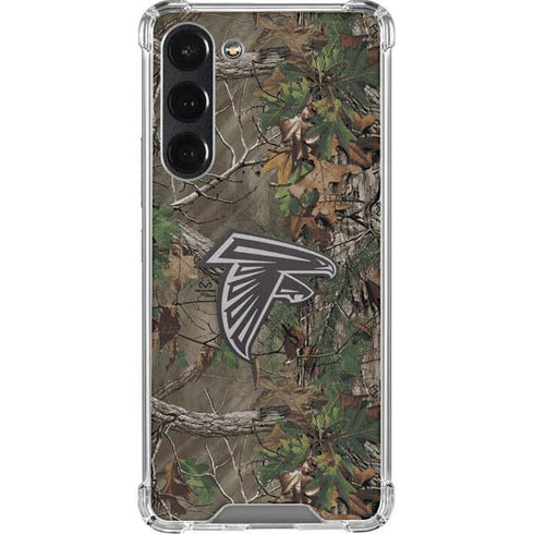 NFL Atlanta Falcons Realtree Xtra Green Camo Galaxy S23 Plus Clear Case