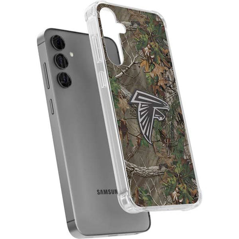 NFL Atlanta Falcons Realtree Xtra Green Camo Galaxy S24 Plus Clear Case