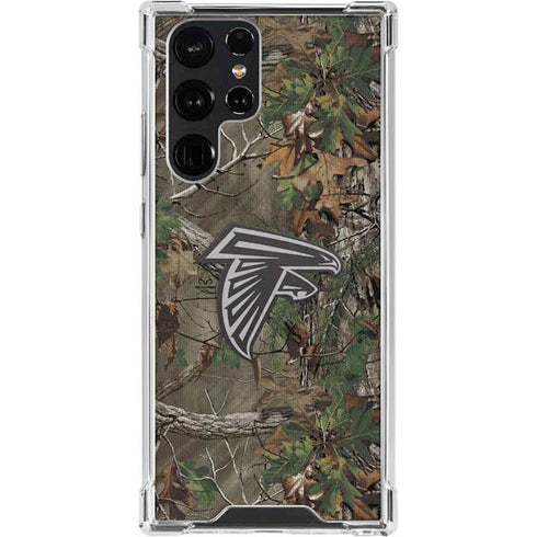 NFL Atlanta Falcons Realtree Xtra Green Camo Galaxy S24 Ultra Clear Case