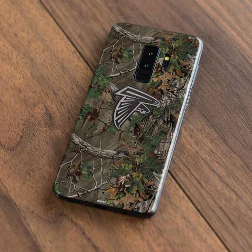 NFL Atlanta Falcons Realtree Xtra Green Camo Galaxy S9 Plus Skin