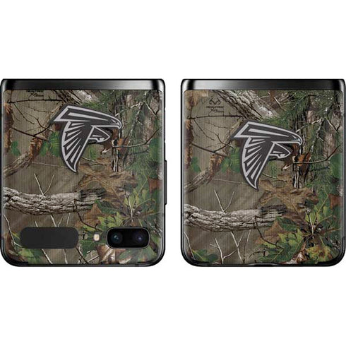 NFL Atlanta Falcons Realtree Xtra Green Camo Galaxy Z Flip Skin