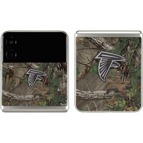 NFL Atlanta Falcons Realtree Xtra Green Camo Galaxy Z Flip3 5G Skin
