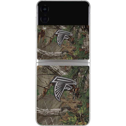 NFL Atlanta Falcons Realtree Xtra Green Camo Galaxy Z Flip3 5G Skin