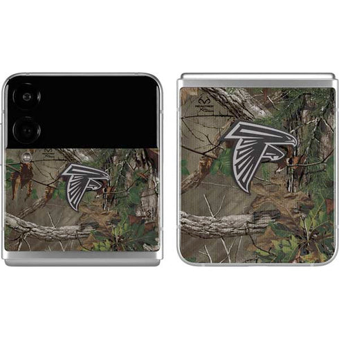 NFL Atlanta Falcons Realtree Xtra Green Camo Galaxy Z Flip4 5G Skin