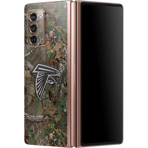 NFL Atlanta Falcons Realtree Xtra Green Camo Galaxy Z Fold2 5G Skin