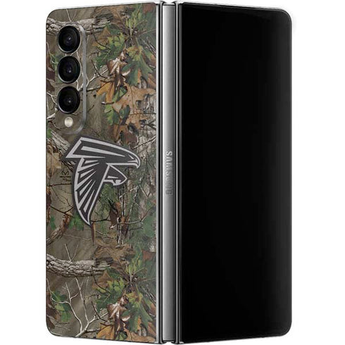 NFL Atlanta Falcons Realtree Xtra Green Camo Galaxy Z Fold4 5G Skin