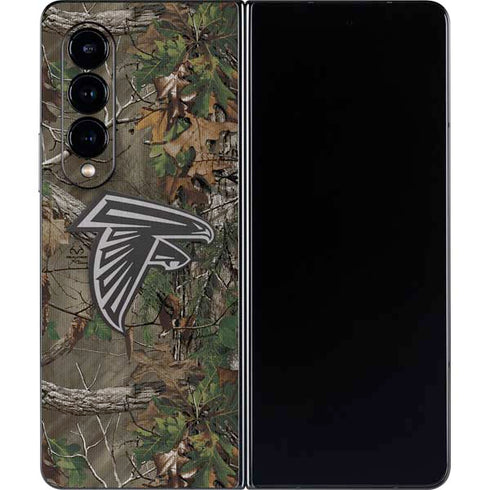 NFL Atlanta Falcons Realtree Xtra Green Camo Galaxy Z Fold4 5G Skin