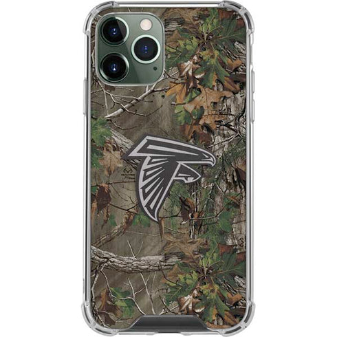 NFL Atlanta Falcons Realtree Xtra Green Camo iPhone 11 Pro Max Clear Case