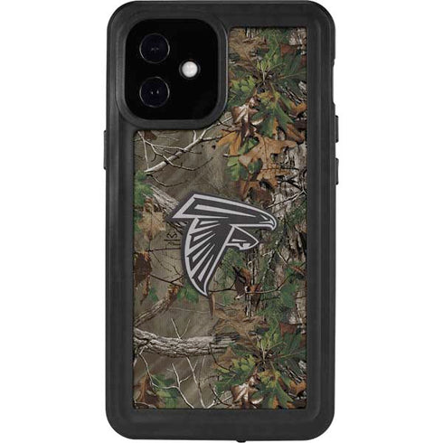NFL Atlanta Falcons Realtree Xtra Green Camo iPhone 12 Mini Waterproof Case