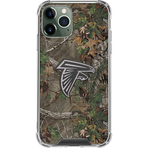 NFL Atlanta Falcons Realtree Xtra Green Camo iPhone 12 Pro Clear Case