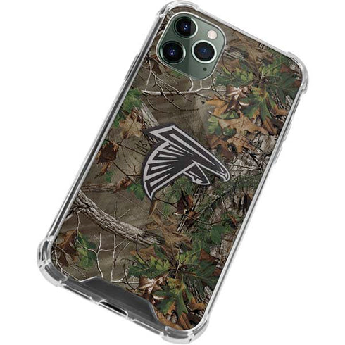 NFL Atlanta Falcons Realtree Xtra Green Camo iPhone 12 Pro Clear Case