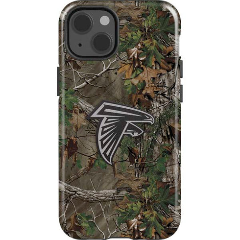 NFL Atlanta Falcons Realtree Xtra Green Camo iPhone 15 Impact Case