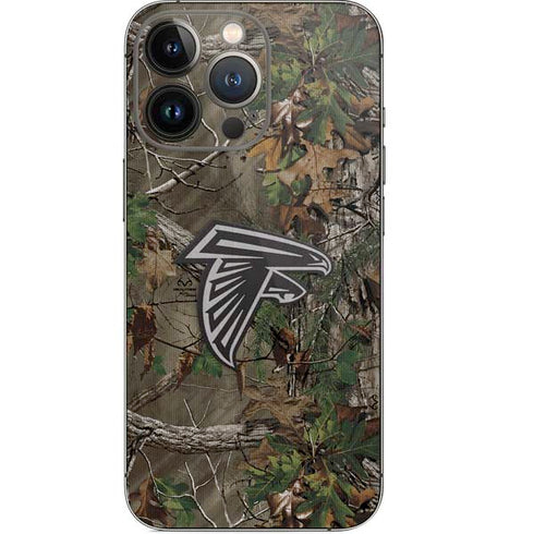 NFL Atlanta Falcons Realtree Xtra Green Camo iPhone 14 Pro Skin