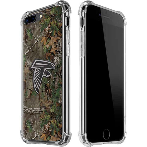 NFL Atlanta Falcons Realtree Xtra Green Camo iPhone 7/8 Plus Clear Case
