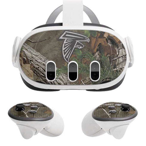 NFL Atlanta Falcons Realtree Xtra Green Camo Meta Quest 3 Skin