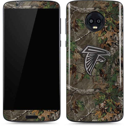 NFL Atlanta Falcons Realtree Xtra Green Camo Moto G6 Skin