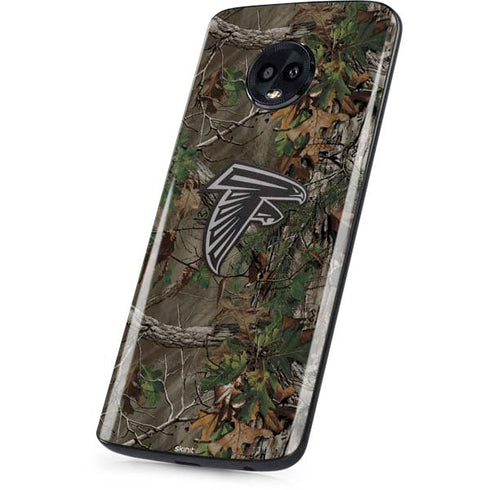 NFL Atlanta Falcons Realtree Xtra Green Camo Moto G6 Skin