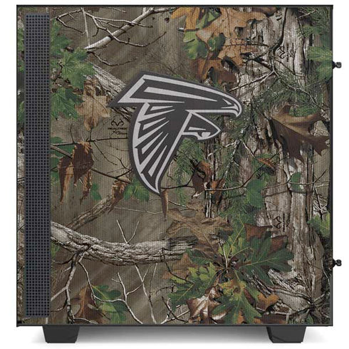 NFL Atlanta Falcons Realtree Xtra Green Camo NZXT H510 Compact ATX Mid-Tower Case Skin