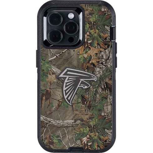 NFL Atlanta Falcons Realtree Xtra Green Camo Otterbox Defender iPhone Skin