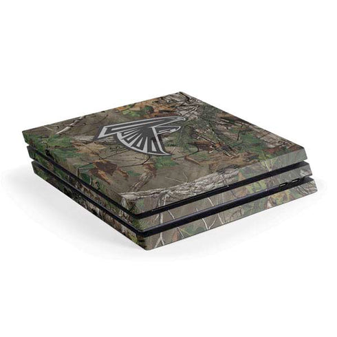 NFL Atlanta Falcons Realtree Xtra Green Camo PS4 Pro Console Skin