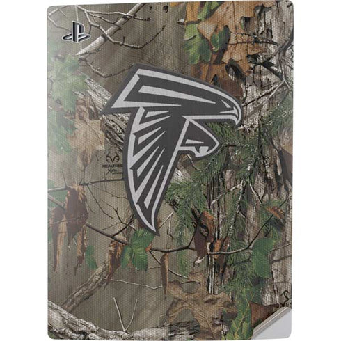 NFL Atlanta Falcons Realtree Xtra Green Camo PS5 Digital Edition Console Skin