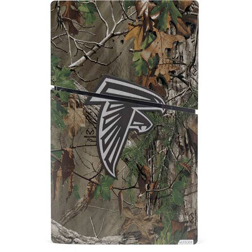 NFL Atlanta Falcons Realtree Xtra Green Camo PS5 Slim Digital Edition Bundle Skin
