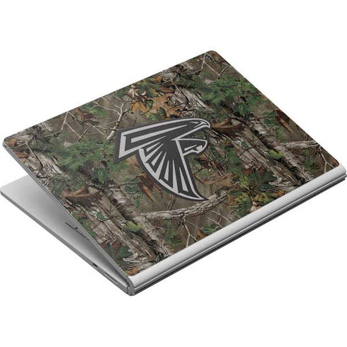 NFL Atlanta Falcons Realtree Xtra Green Camo Surface Book Skin