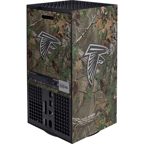 NFL Atlanta Falcons Realtree Xtra Green Camo Xbox Series X Bundle Skin