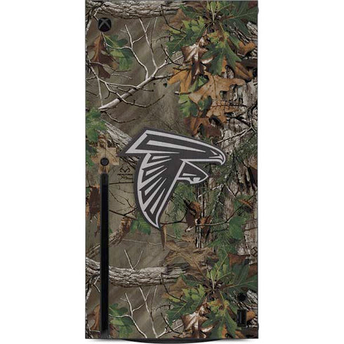 NFL Atlanta Falcons Realtree Xtra Green Camo Xbox Series X Console Skin