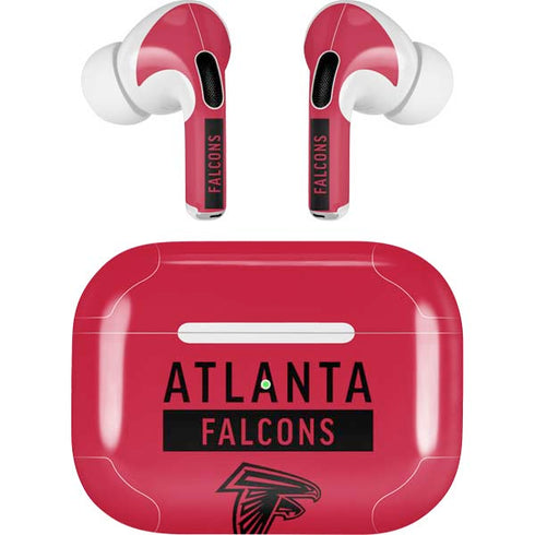 NFL Atlanta Falcons Red Performance Series AirPods Pro 2nd Gen Skin