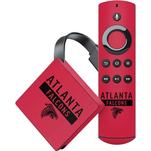 NFL Atlanta Falcons Red Performance Series Amazon Fire TV Skin