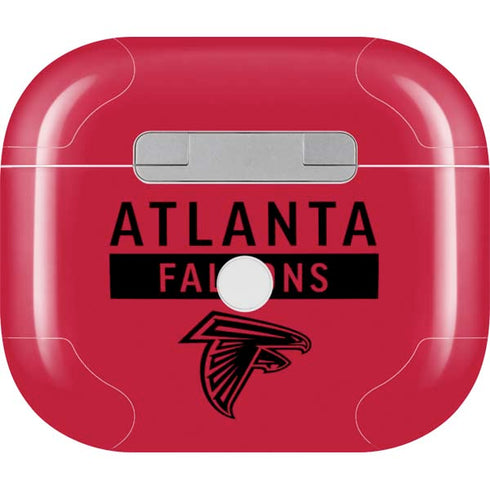 NFL Atlanta Falcons Red Performance Series Apple AirPods (3rd Gen 2021) Skin