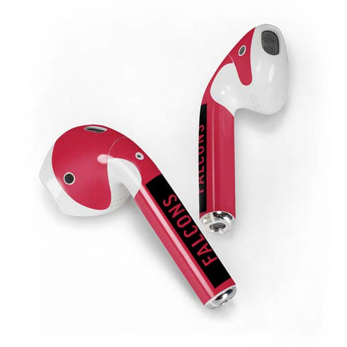 NFL Atlanta Falcons Red Performance Series Apple AirPods Skin
