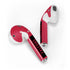 NFL Atlanta Falcons Red Performance Series Apple AirPods Skin