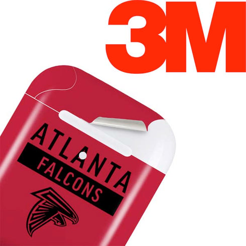 NFL Atlanta Falcons Red Performance Series Apple AirPods Skin