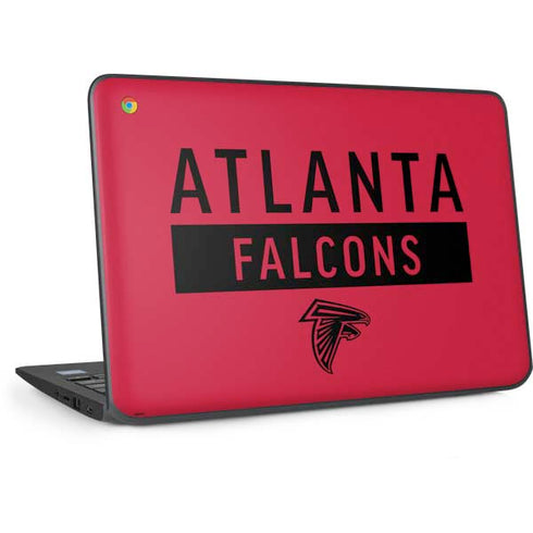 NFL Atlanta Falcons Red Performance Series HP Chromebook Skin