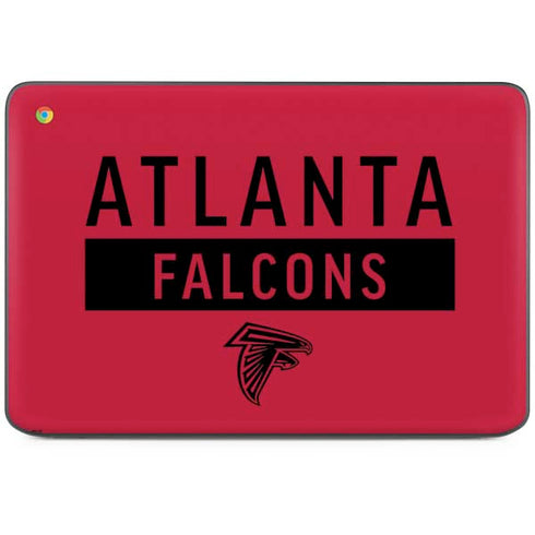 NFL Atlanta Falcons Red Performance Series HP Chromebook Skin