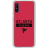 NFL Atlanta Falcons Red Performance Series Galaxy A10e Clear Case