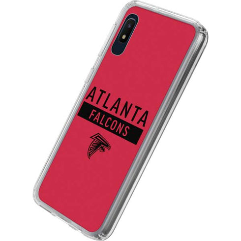 NFL Atlanta Falcons Red Performance Series Galaxy A10e Clear Case