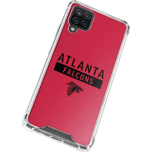 NFL Atlanta Falcons Red Performance Series Galaxy A12 Clear Case