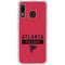 NFL Atlanta Falcons Red Performance Series Galaxy A20 Clear Case