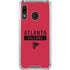 NFL Atlanta Falcons Red Performance Series Galaxy A30 Clear Case