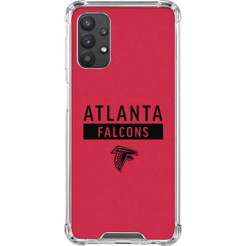 NFL Atlanta Falcons Red Performance Series Galaxy A32 5G Clear Case