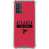 NFL Atlanta Falcons Red Performance Series Galaxy A32 5G Clear Case