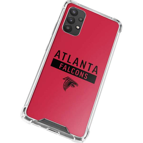 NFL Atlanta Falcons Red Performance Series Galaxy A32 5G Clear Case