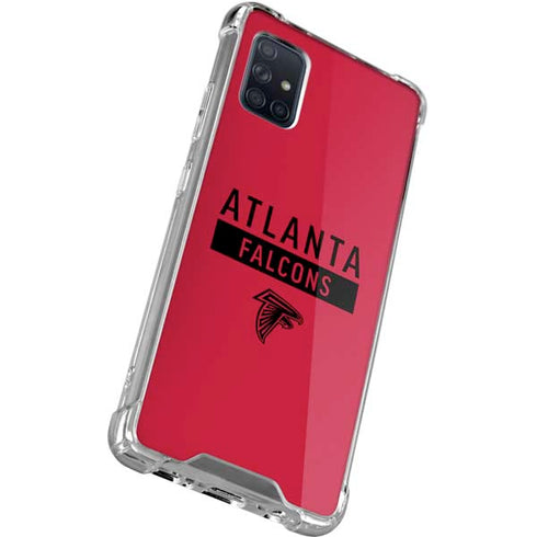 NFL Atlanta Falcons Red Performance Series Galaxy A51 5G Clear Case